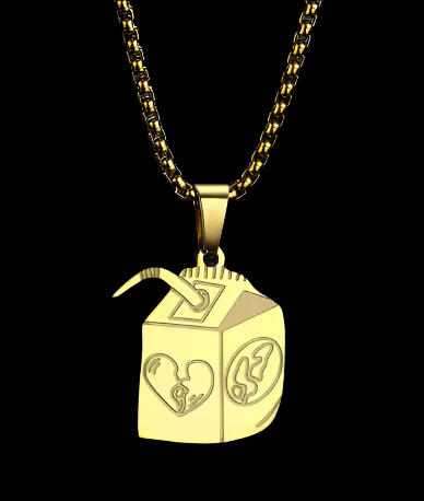 Juice Box Pendant + Chain 2.0